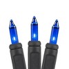 Novelty Lights 50 Light Incandescent Mini Christmas String Lights Black Wire 11 Feet - 3 of 4