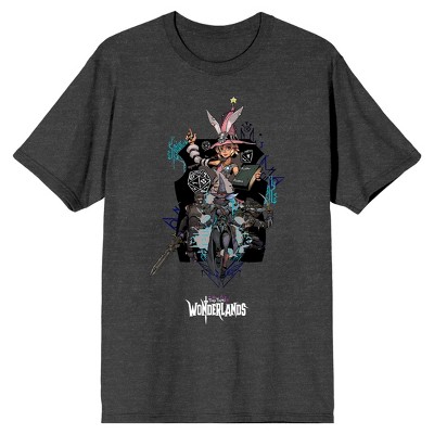 Tiny Tina's Wonderlands Character Group Art Men's Charcoal Heather T-shirt