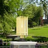 Livex Lighting Greenwich 1 - Light Post Light in  Satin Brass - 4 of 4