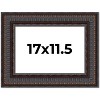 PosterPalooza | 3.5" Wide Ornate Brown Picture Frame - UV Acrylic, Backing Board, Hanging Hardware Included - 2 of 4