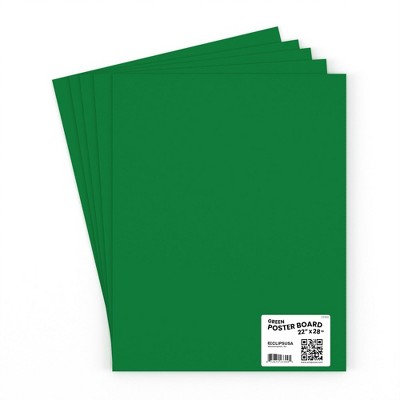 23309: Green Poster Boards 22x28 (50 Packs)