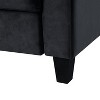 NicBex Couches for Living Room 32.2" Single Sofa Couch Modern Velvet Upholstered Sofa Couch 1-seat Sofa with Solid Wood Legs - 3 of 4