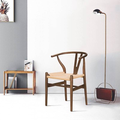 Poly & Bark Weave Chair with Woven Seat