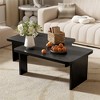 OUTSUPPLY Modular Coffee Table Set, Modern Splicing Design MDF Table, 2-Piece Convertible Living Room Furniture - 3 of 4