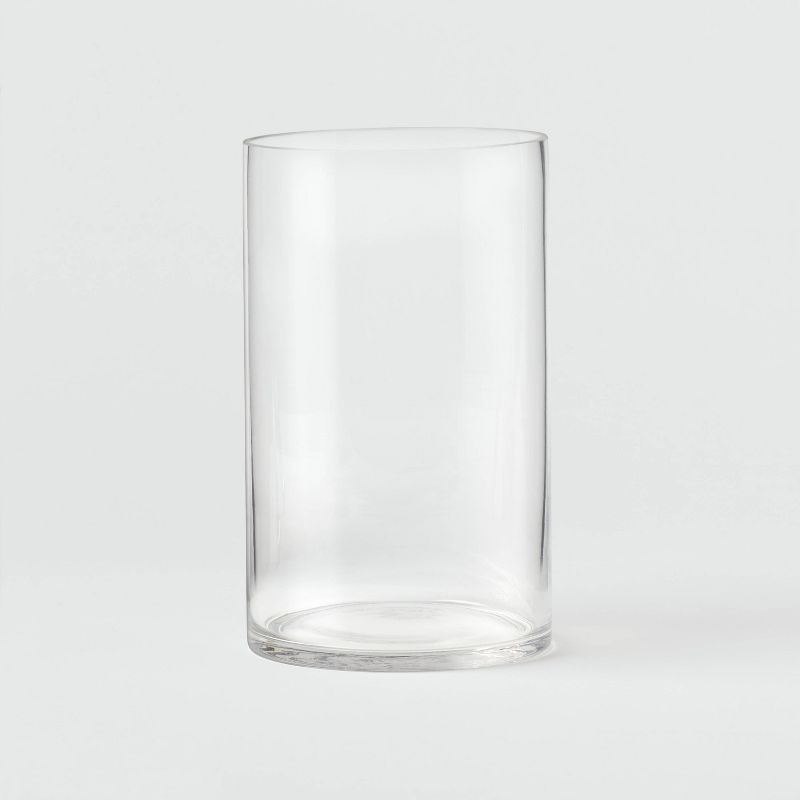 Clear Hurricane 3&#34; x 6&#34; Pillar Candle Holder - Room Essentials&#8482;, 1 of 5