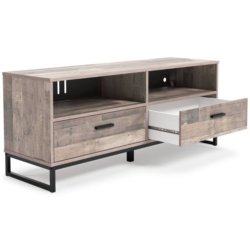 59&#34; Neilsville TV Stand for TVs up to 63&#34; Light Brown/Beige - Signature Design by Ashley, 3 of 10