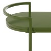 Inessa 2 Tier Bar Cart - BCT2503B - Green - Safavieh - 4 of 4