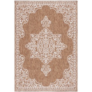 Beach House BHS292 UV & Stain Resistant Non-Shedding Power Loomed Indoor/Outdoor Rugs - Safavieh - 1 of 4