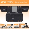JOEJOY Back Seat Extender for Large Dogs,Dog Car Seat Cover with Side Flaps,Dog Hammock for Car, SUVs - 2 of 4