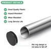 Unique Bargains Round Plastic Hole Plugs Patio Chairs Fences Metal Tubing Leg Cap Black - 2 of 4