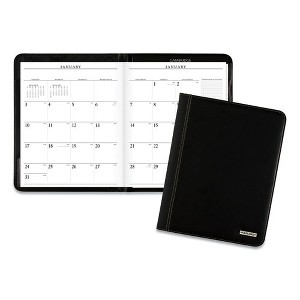 Executive Monthly Padfolio, 11 x 9, Black Cover, 13-Month: Jan 2025 to Jan 2026 - 1 of 4
