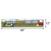 Big Dot of Happiness Cars, Trains, and Airplanes - Happy Birthday Transportation Decorations Party Banner - 2 of 4