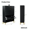 Tiramisubest 32 Inch Shoe Storage Cabinet Flip Drawer Shoe Cabinet Hidden Storage Narrow Entryway Organizer Space-Saving Shoe Rack - 3 of 4