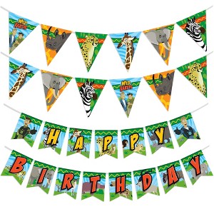 Treasures Gifted Wild Kratts Banner & Pennants Kit - Wild Kratts Party Supplies - 1 of 4