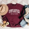 Simply Sage Market Embroidered Sweater Weather Sweatshirt - 3 of 4