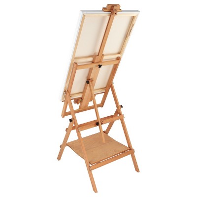 Hand-Crafted Deluxe Elm Wood Adjustable Art Easel
