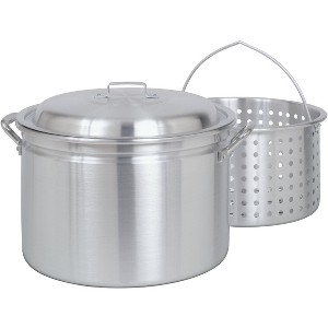 Bayou Classic 24-qt Aluminum Stockpot with Basket - 1 of 1