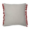 16.5"x16.5" Ombre Coastal Stripe Throw Pillow - Pillow Perfect - 2 of 4