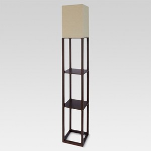 Shelf Floor Lamp Brown (Lamp Only) - Threshold