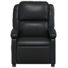 VidaXL Massage Recliner Chair Black Faux Leather - 4 of 4