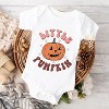 The Juniper Shop Little Pumpkin Retro Baby Bodysuit - 2 of 3