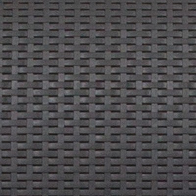 Light Gray Faux Rattan Armchair with Cushions