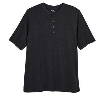 KingSize Men's Big & Tall Shrink-Less™ Lightweight Henley T-Shirt Henley Shirt