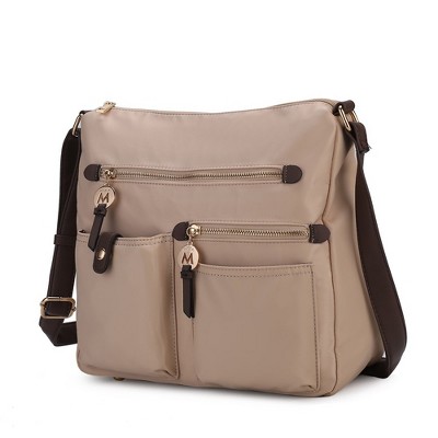 MKF Collection Serena Color-Block Nylon Women’s Shoulder Bag by Mia K