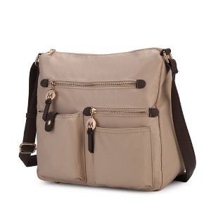 MKF Collection Serena Color-Block Nylon Women’s Shoulder Bag by Mia K - 1 of 4