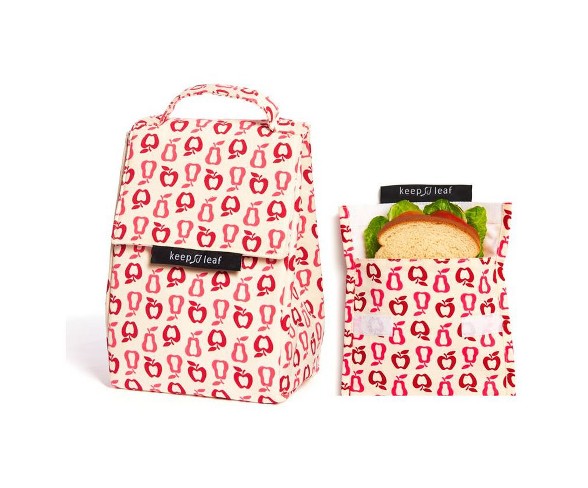 Keep Leaf Lunch Bag and Reusable Sandwich Bag - New Fruit