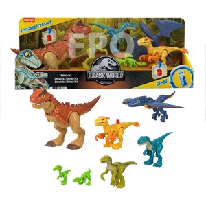 Fisher-Price Imaginext Jurassic World Dinosaur Set 7pc - 1 of 4