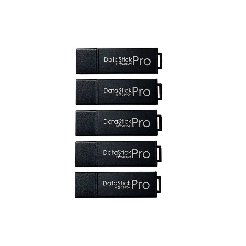 Centon MP ValuePk USB 3.0 Datastick Pro 16GB, 5Pk Bulk - Black (S1-U3P6-16G-5B)