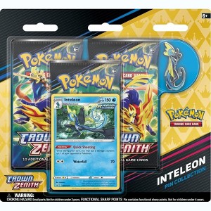 Pokemon TCG: SAS12.5 Crown Zenith Pin Box Collection - Inteleon - 1 of 2