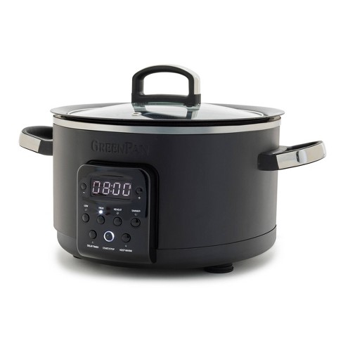 Crock-pot Crock-Pot - Cook & Carry Programmable 6-Quart Slow Cooker - Matte  Black