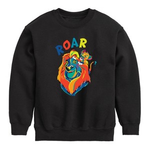 Boys' - Disney - Mufasa & Simba Graphic Long Sleeve Fleece Sweatshirt - 1 of 4