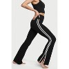 Ella Organic Cotton High-Rise Flare Stripe Leggings - LEZAT - 2 of 4