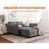 Chenille Reversible Sectional Sofa, 9-Seater Modular Sectional Sofa, U-Shape Modular Couch Storage Seats Ottomans with Chaise - 4 of 4
