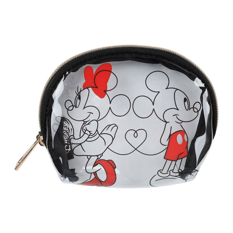 Mickey 3-Piece Set Toiletry Bags with Clear PVC Makeup Bag, 4 of 7