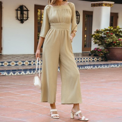 Women's Square Neck Straight Leg Jumpsuit - Cupshe - image 2