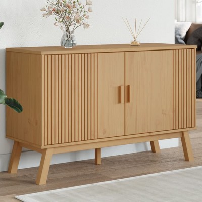 vidaXL Sideboard OLDEN Brown 44.9 in.x16.9 in.x28.9 in. Solid Wood Pine