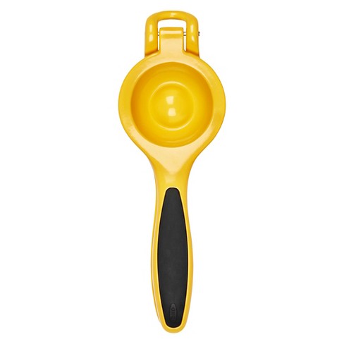 Choice 8 Yellow Handheld Aluminum Lemon Juicer / Squeezer