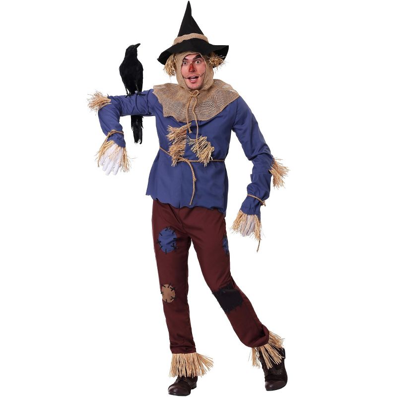 HalloweenCostumes.com Patchwork Scarecrow Costume for Adults, 3 of 4
