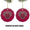 Central Washington University Primary Logo Porcelain Scalloped Holiday Christmas Tree Ornament - 2 of 4