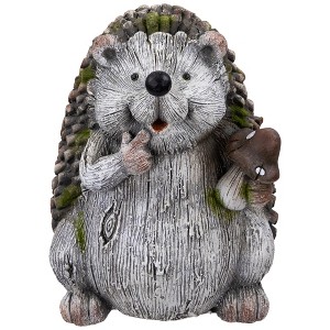Northlight Hedgehog with Mushroom Outdoor Garden Statue - 8.5" - 1 of 4