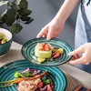 Nebula Vortex Handpainted Spiral Pattern Dinnerware Collection - 3 of 3