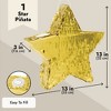 Sparkle and Bash Small Gold Star Pinata for Kids Birthday, Twinkle Twinkle Little Star Gender Reveal Party Decorations, Baby Shower, 13 x 3 In - 4 of 4