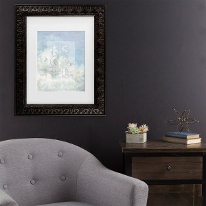 Trademark Fine Art Lisa Audit Heavenly Blue 06 Matted Framed Art Frame - 1 of 4