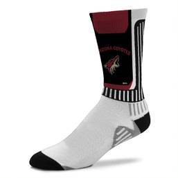 NHL Arizona Coyotes Men's Arched Name Crew Socks - L