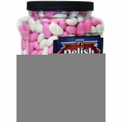 Pink and White Jordan Almonds Mix by It's Delish, 3.5 lbs Jumbo Container