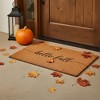 HomeRoots 24" X 36" Brown And Natural Fall Hello Fall Outdoor Coir Door Mat - 2 of 4